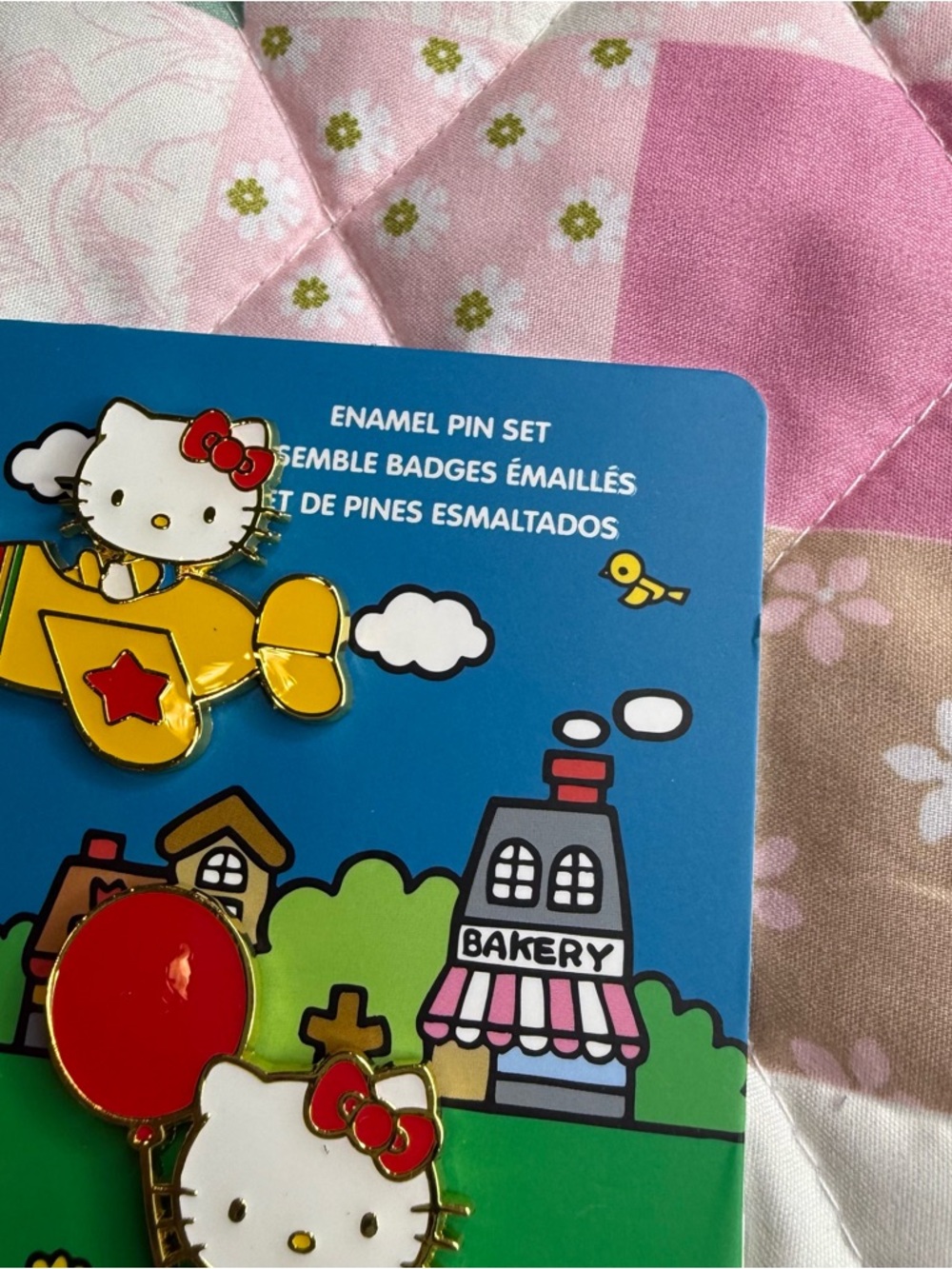 NWT Loungefly Hello Kitty 50th Anniversary 4 Pc Enamel Pin Set Sanrio Kawaii - Picture 3 of 8